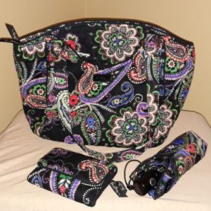 Vera Bradley Kiev Paisley 3-pc purse set, LIKE NEW